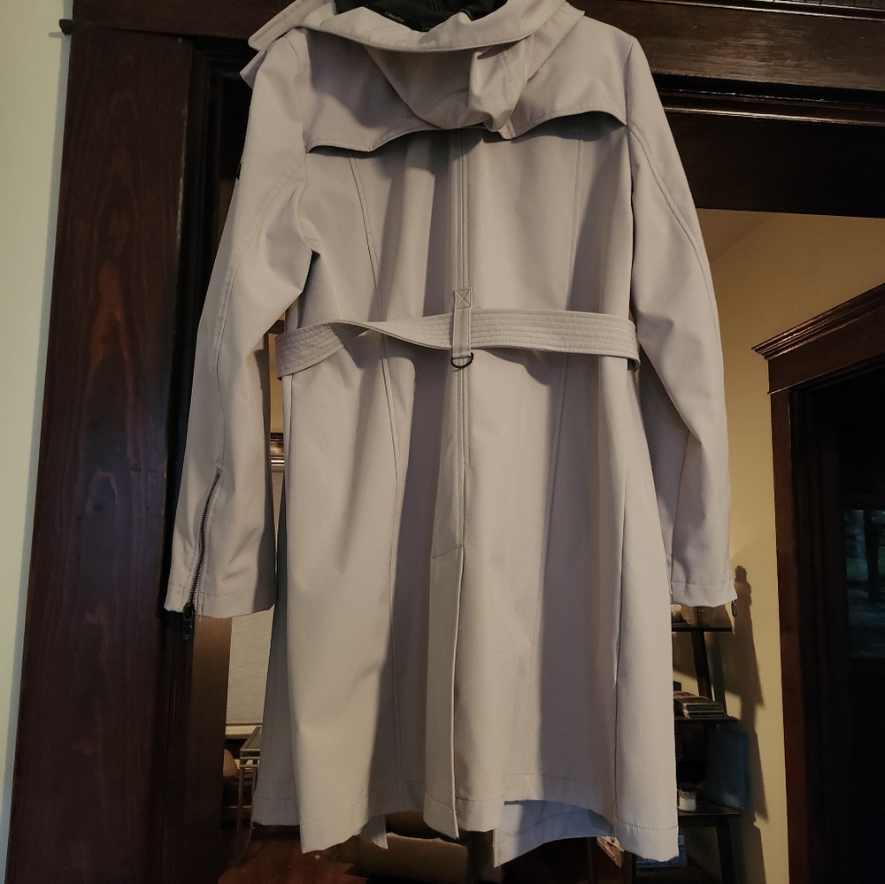 Calvin Klein Women's Beige Trench Coat - Picture 5 of 7